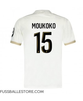 Günstige OGC Nice Youssoufa Moukoko #15 Auswärtstrikot 2024-25 Kurzarm